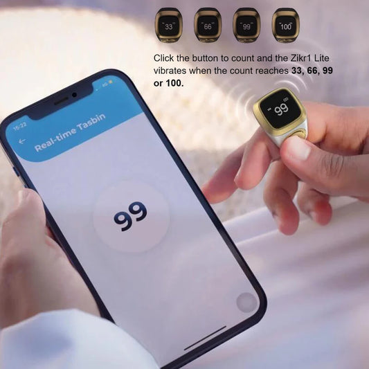 Smart Tasbih Tally Counter - Waterproof OLED Display Tracker