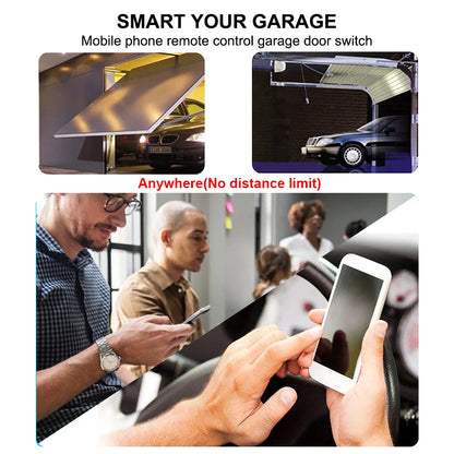 Smart Tuya WiFi Garage Door Receiver with Voice Control