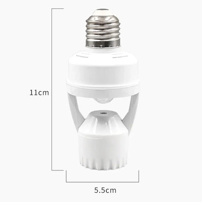 Smart LED Bulb Switch with 360° PIR Motion Detection