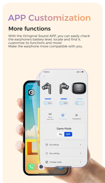 Realfit F3 ANC Bluetooth-Kopfhörer mit HiFi-Stereoklang