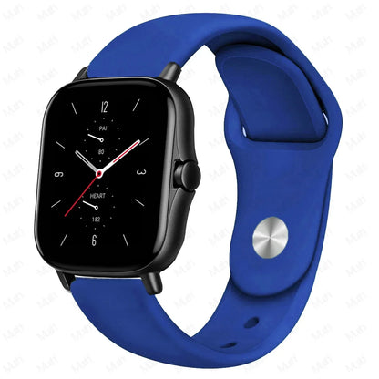 PEO 20mm/22mm silikonklokkerem for Amazfit GTS/GTR - Unisex erstatningsbånd