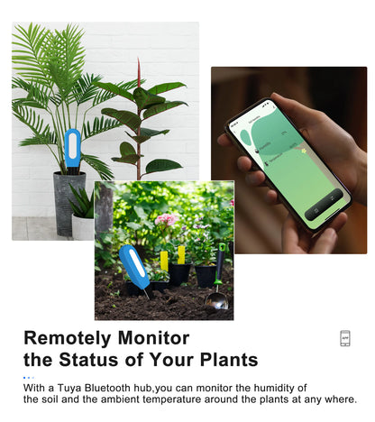 GIRIER Smart Bluetooth Soil Moisture Meter for Smart Gardening