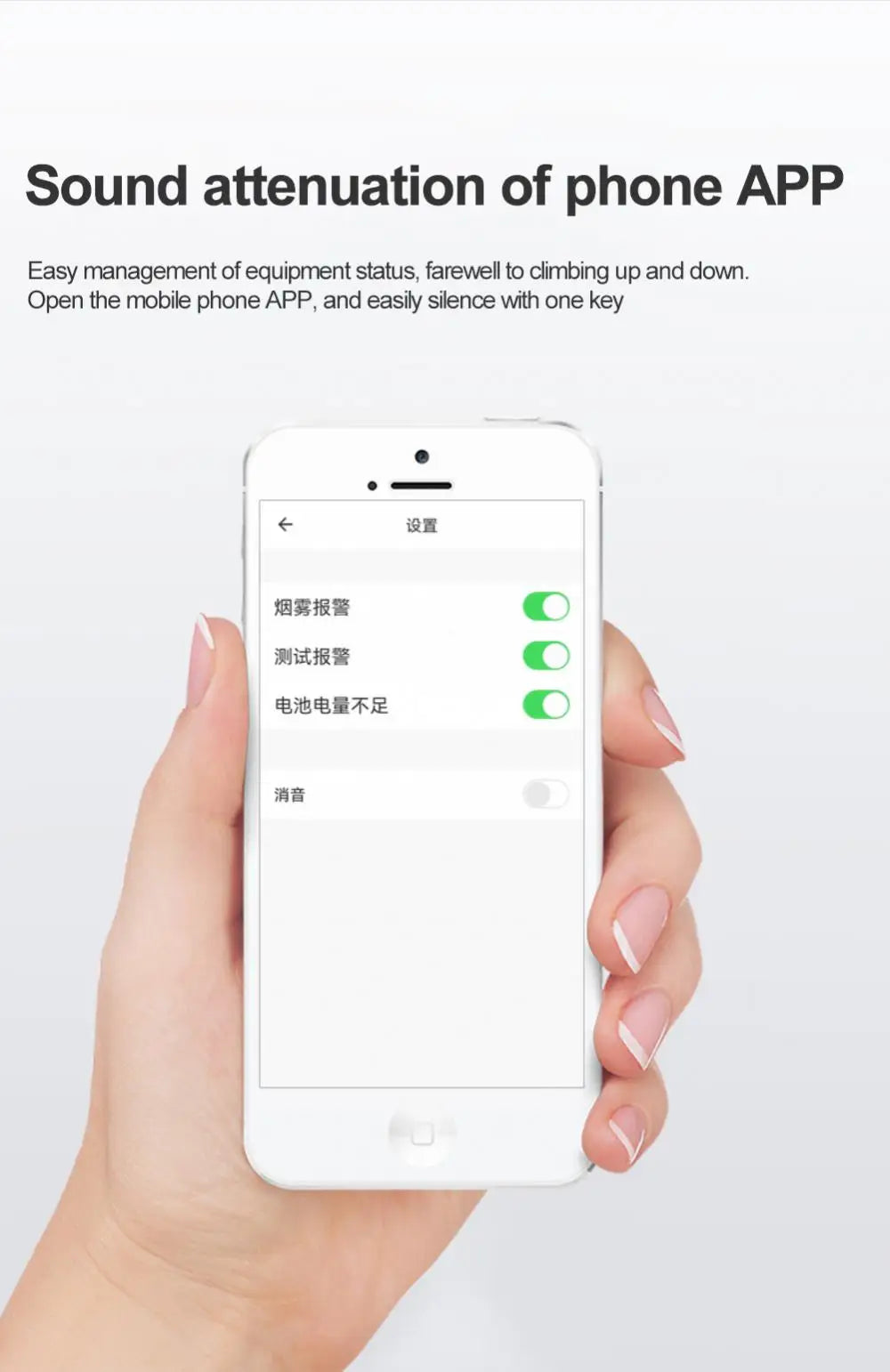 Haozee Smart Zigbee/WiFi Smoke Detector with APP Alerts (Détecteur de fumée intelligent Zigbee/WiFi avec alertes APP)