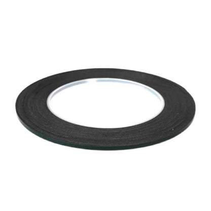 The WELIBA Adhesive Tape for Mobile Repair is a high-strength black tape, circular with a central hole, lying flat on a white background. Thin and narrow, it’s ideal for precise applications like mobile repair.