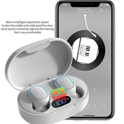 Auricolare Bluetooth wireless E7S originale con display LED