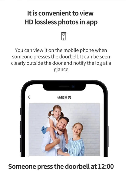 Smart Home Wireless Video Doorbell With Night Vision