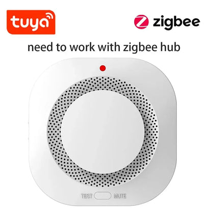 Haozee Smart Zigbee/WiFi Smoke Detector with APP Alerts (Détecteur de fumée intelligent Zigbee/WiFi avec alertes APP)