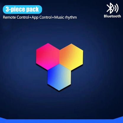 Smart RGB Hexagonal Lamp with Remote Control