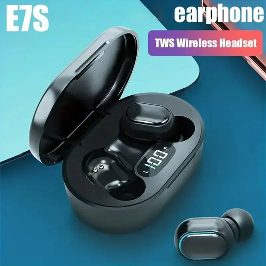 E7S TWS Wireless Headphones With Waterproof Microphone