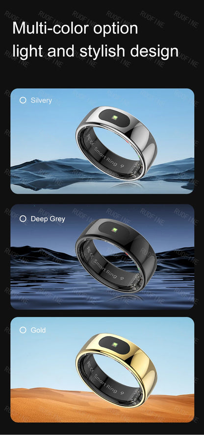 RUOFINE Smart Ring R08 - Bluetooth Blood Pressure Tracker