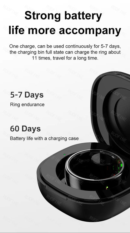 RUOFINE Smart Ring R08 - Bluetooth Blood Pressure Tracker
