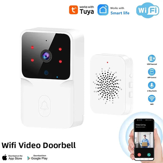 XMSJ WiFi Video Doorbell With Night Vision Connectivity