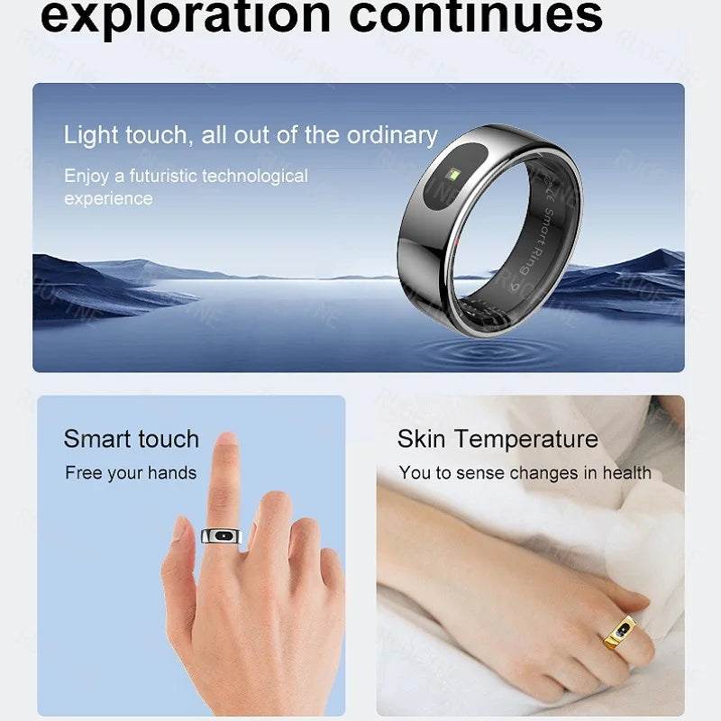 RUOFINE Smart Ring R08 - Bluetooth Blood Pressure Tracker