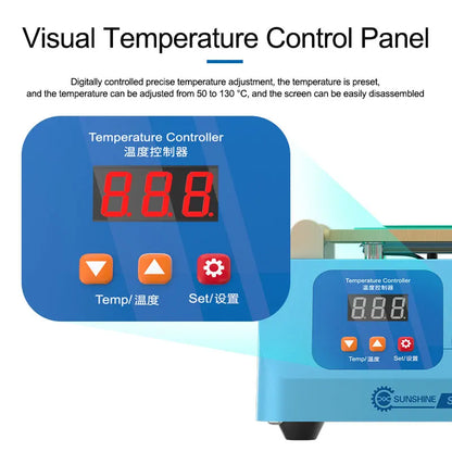 SUNSHINE S-918L LCD-skjermseparator med supersug
