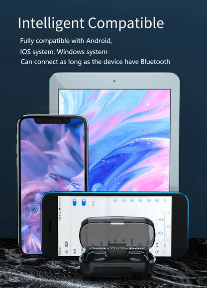 Słuchawki Bluetooth M10 z redukcją szumów i sterowaniem dotykowym