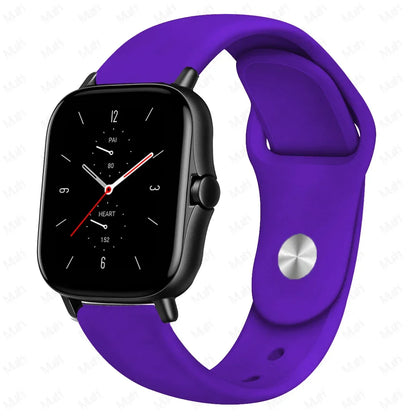 PEO 20mm/22mm silikonklokkerem for Amazfit GTS/GTR - Unisex erstatningsbånd