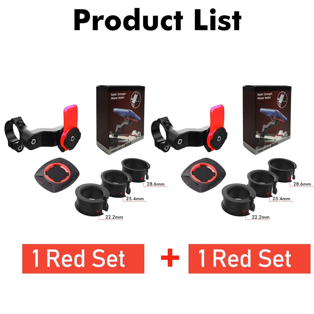 Shunmaii Universal Motorcycle Phone Holder - 360° Rotatable Mount