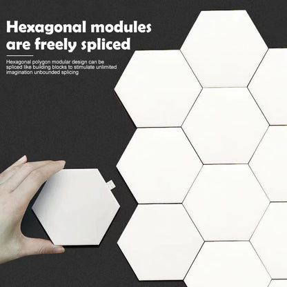 Smart RGB Hexagonal Lamp with Remote Control