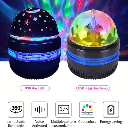 Sternengalaxie-Projektorleuchte mit RGB-Fernbedienung