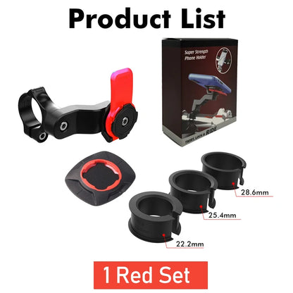 Shunmaii Universal Motorcycle Phone Holder - 360° Rotatable Mount