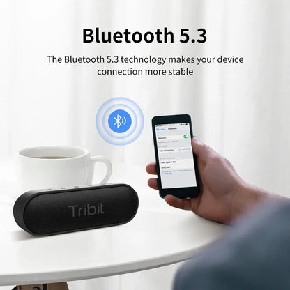 Tribit XSound Go Bluetooth-høyttaler med IPX7 vanntett design