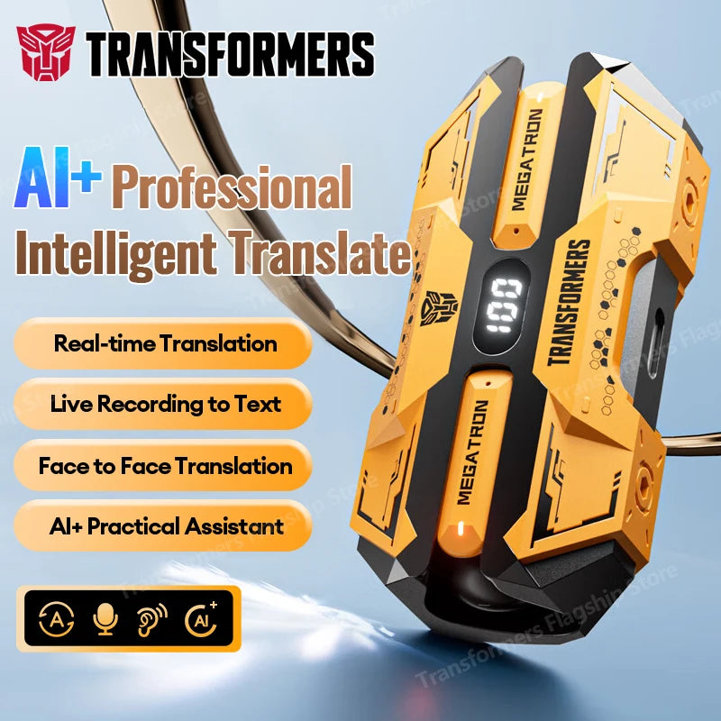 Transformers TF-T51 AI koptelefoon - Draadloos vertaalapparaat