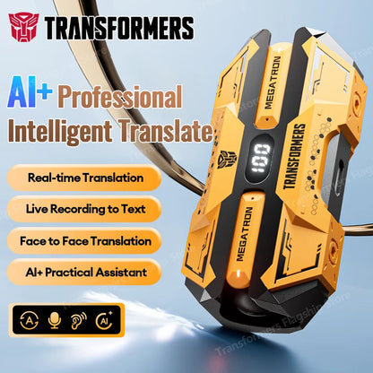 Transformers TF-T51 AI koptelefoon - Draadloos vertaalapparaat