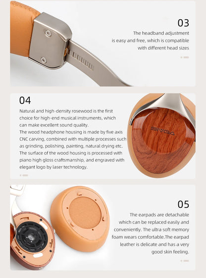 SIVGA SV021/Robin Wood Headphone with 50mm Driver