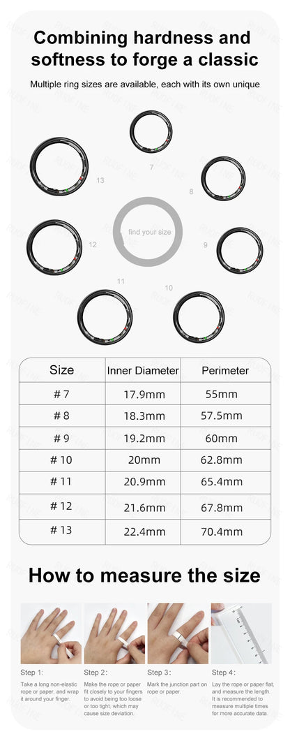RUOFINE Smart Ring R08 - Bluetooth Blood Pressure Tracker