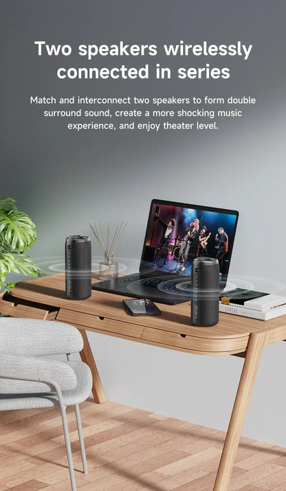 ZEALOT S49PRO Bluetooth Speaker 20W Waterproof with 10H Playtime