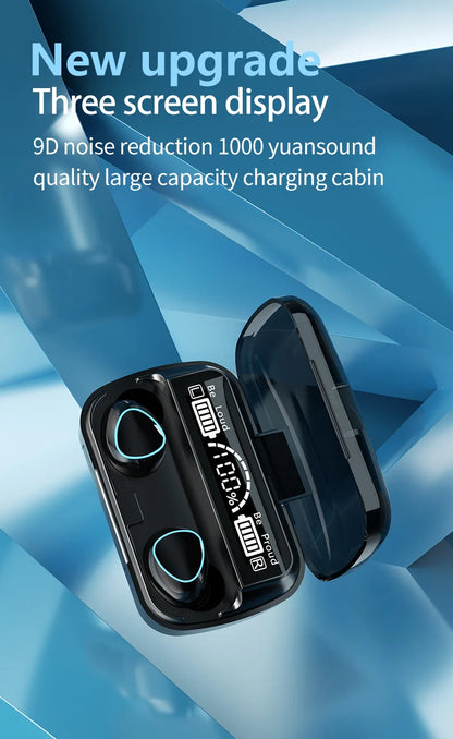 Słuchawki Bluetooth M10 z redukcją szumów i sterowaniem dotykowym
