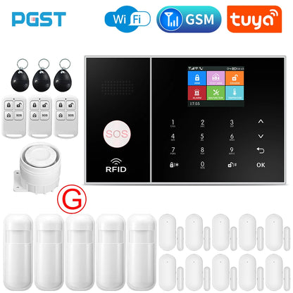 PGST Home Security Alarm System with WiFi & Motion Sensor