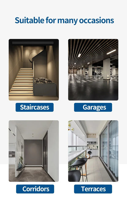 Smart LED Bulb Switch with 360° PIR Motion Detection
