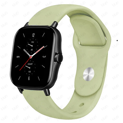 PEO 20mm/22mm silikonklokkerem for Amazfit GTS/GTR - Unisex erstatningsbånd