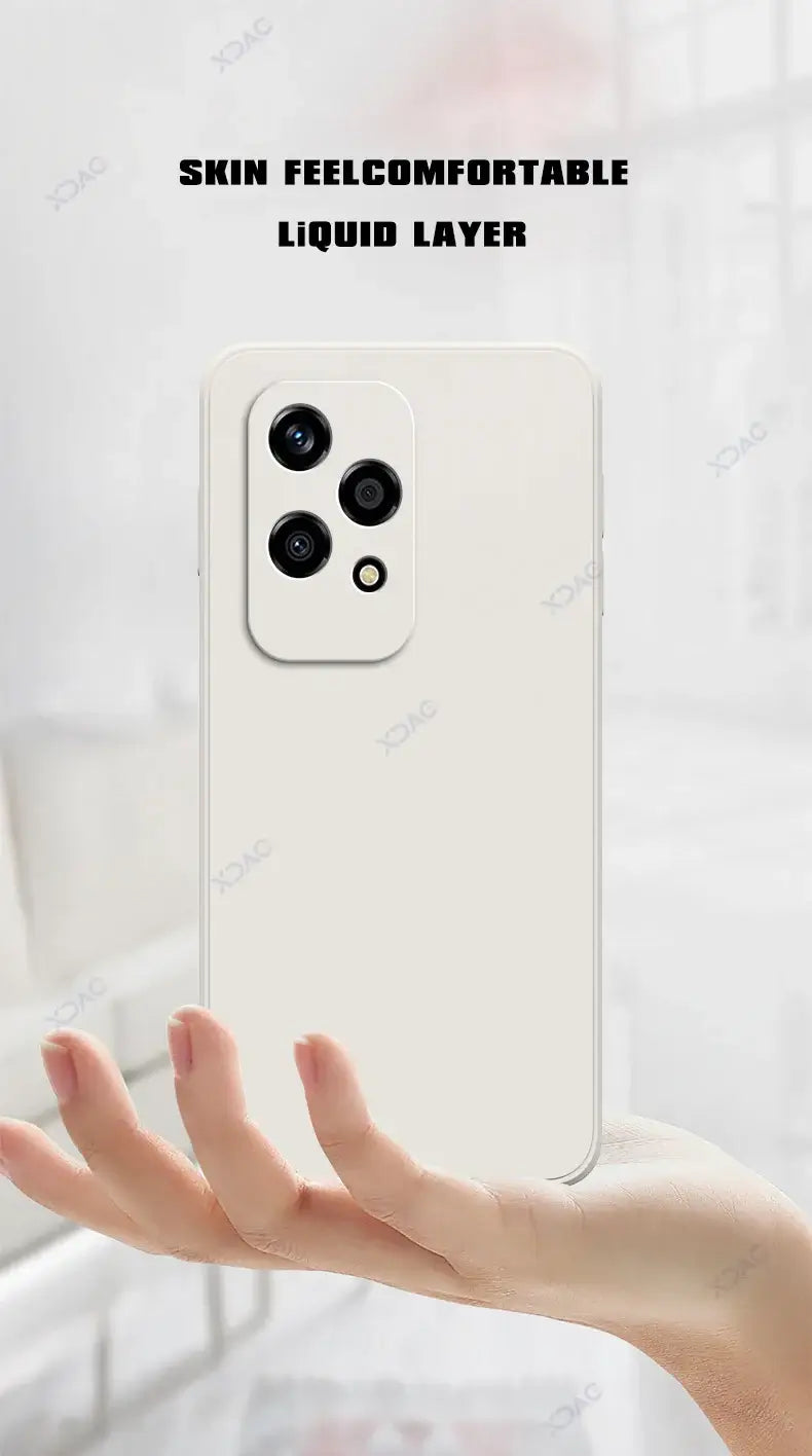 Luxury Dual Layer Silicone Case for Honor 200 Lite 5G