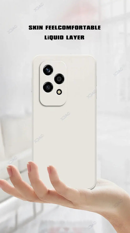 Luxury Dual Layer Silicone Case for Honor 200 Lite 5G