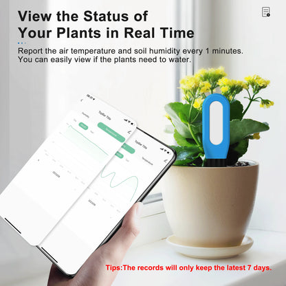 GIRIER Smart Bluetooth Soil Moisture Meter for Smart Gardening