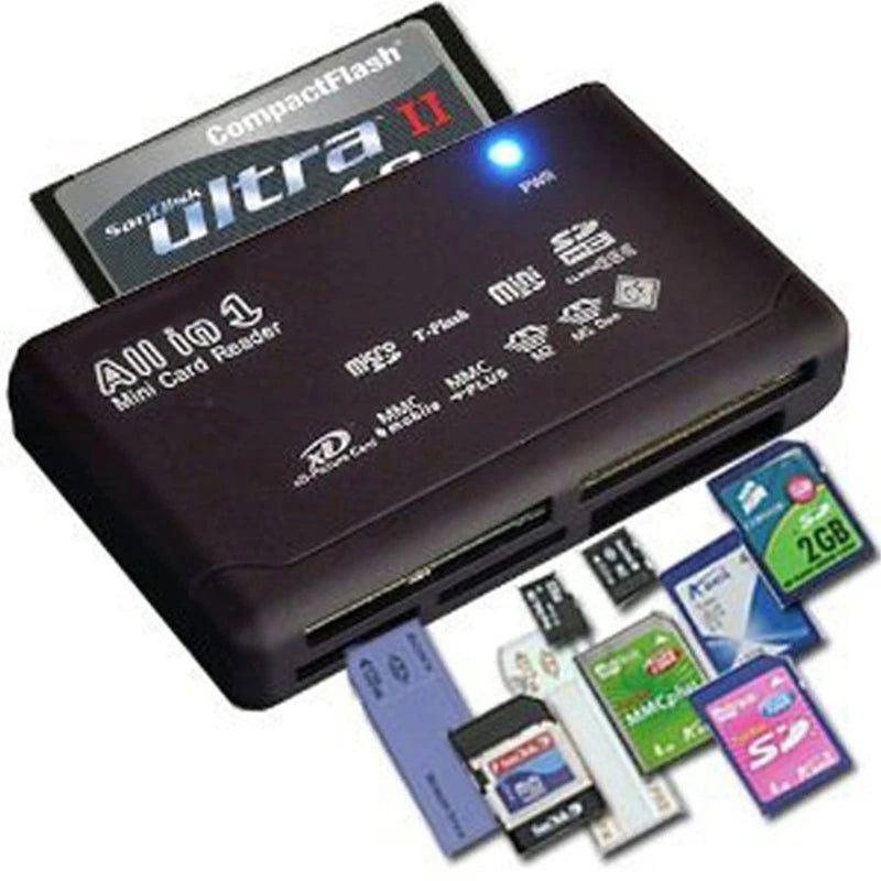 Tegcame USB-kortleser: Adapter for støtte for flere kort