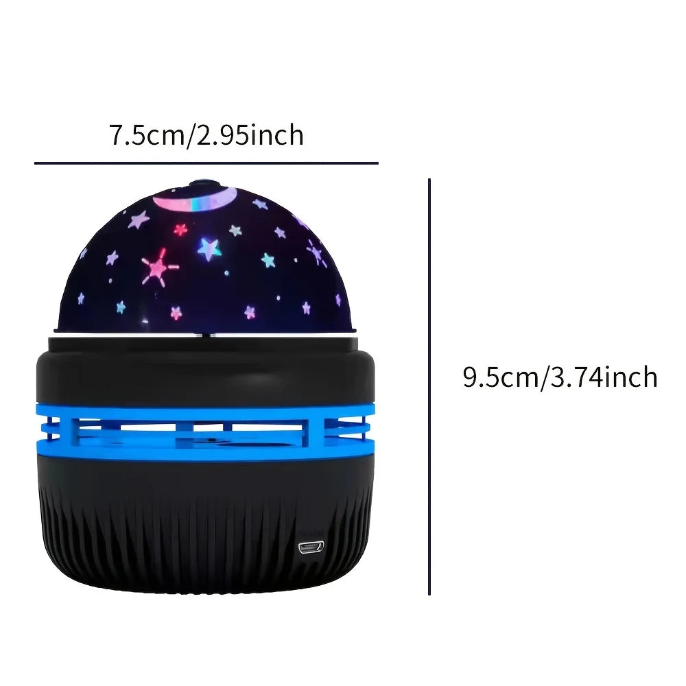 Sternengalaxie-Projektorleuchte mit RGB-Fernbedienung