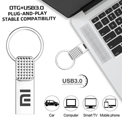 Pen drive Xiaomi 2 TB - Alta velocidade, à prova d&#39;água
