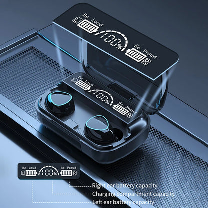 M10 TWS Wireless Bluetooth Headset with Noise Cancelling Mic