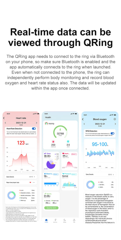 COLMI R02 Smart Ring - Waterproof Health Monitor & Tracker