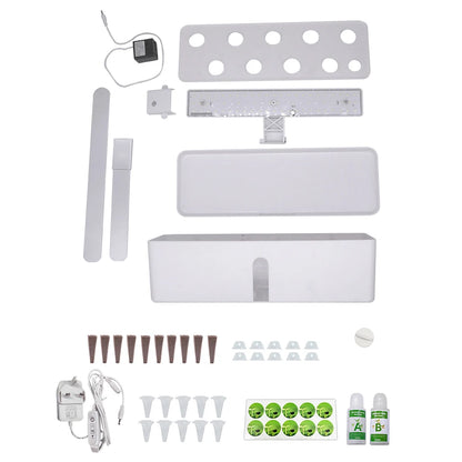 Smart Hydroponics Indoor Garden Kit with LED Lights
