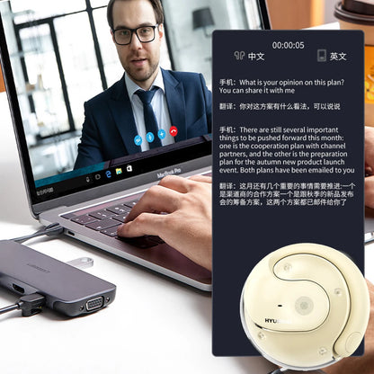 Smarte Bluetooth-ørepropper for sanntidsoversettelse på reise