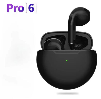Original Pro6 TWS Bluetooth 5.0-ørepropper med støyreduksjon