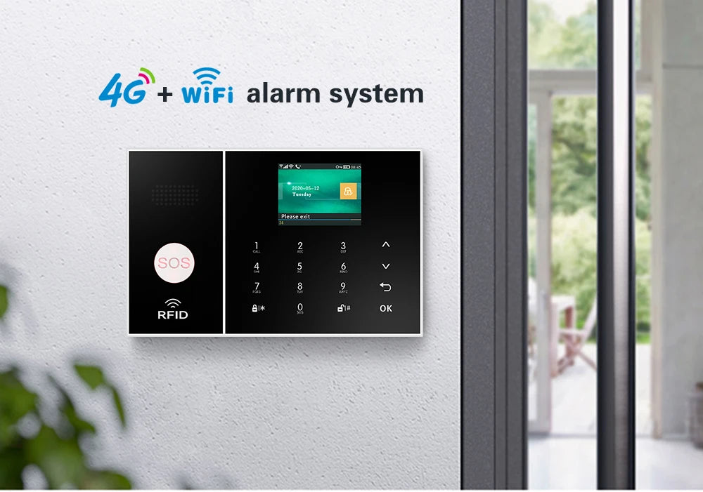 PGST Home Security Alarm System with WiFi & Motion Sensor