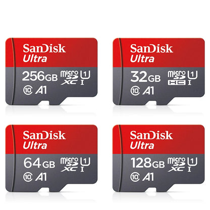 Carte microSD SanDisk 128 Go - Vitesse A1 pour des performances rapides