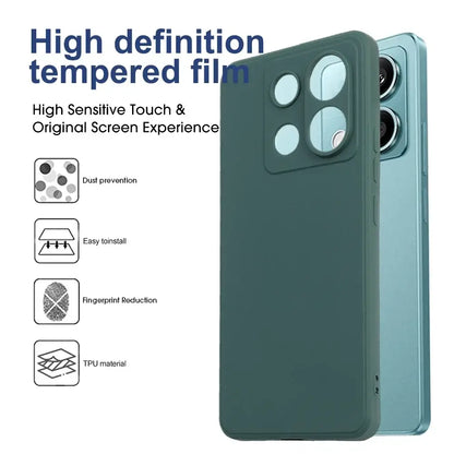 Custodia in silicone liquido per Xiaomi Redmi Note 13 Pro 5G