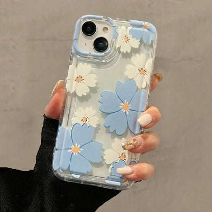 Trendy Floral TPU Phone Case - Shockproof & Stylish Design