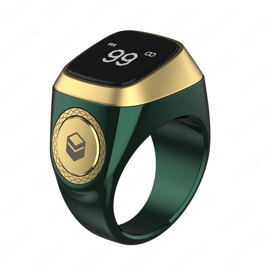 ZONGJI Smart Tasbih Ring - Track Prayers & Steps